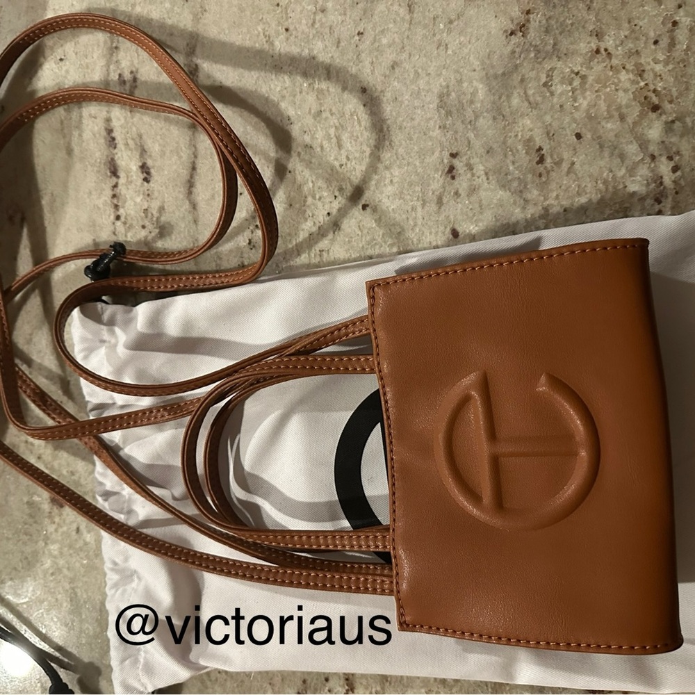 Small Tan Telfar Shopper